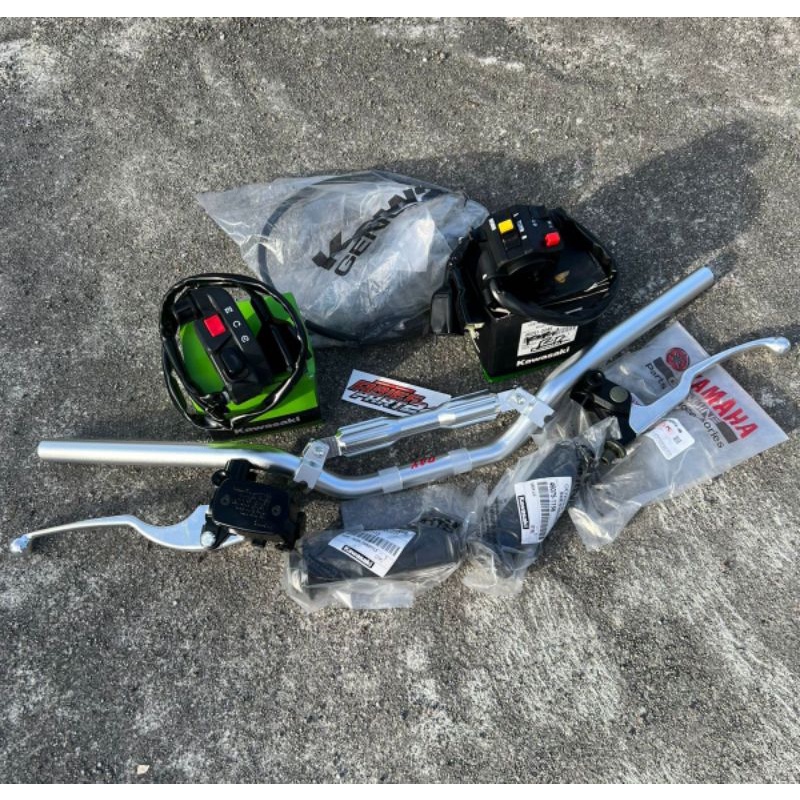 paket stang stir daytona set master rem yamaha R25 original holder gas spontan ksr kanan dan kiri ho