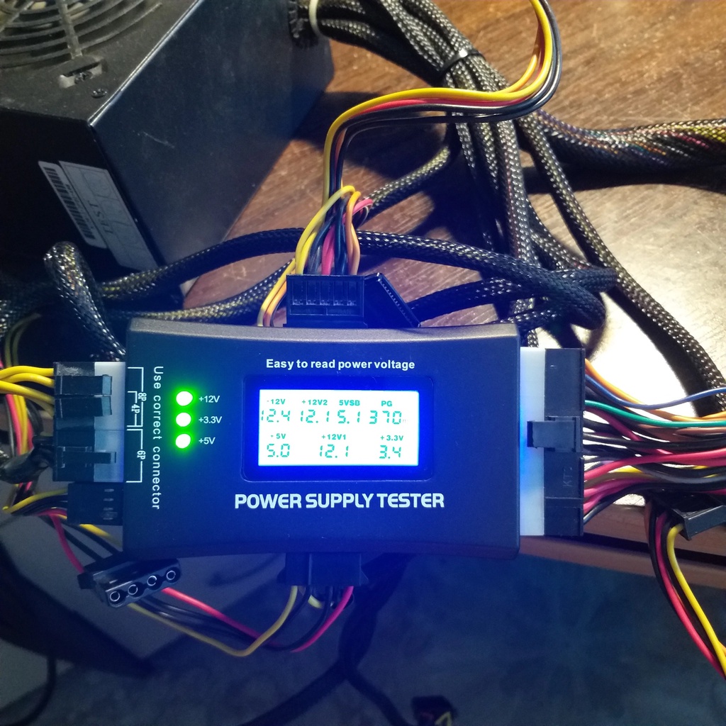 PSU Power Supply ATX CPU Tester Digital LCD Display