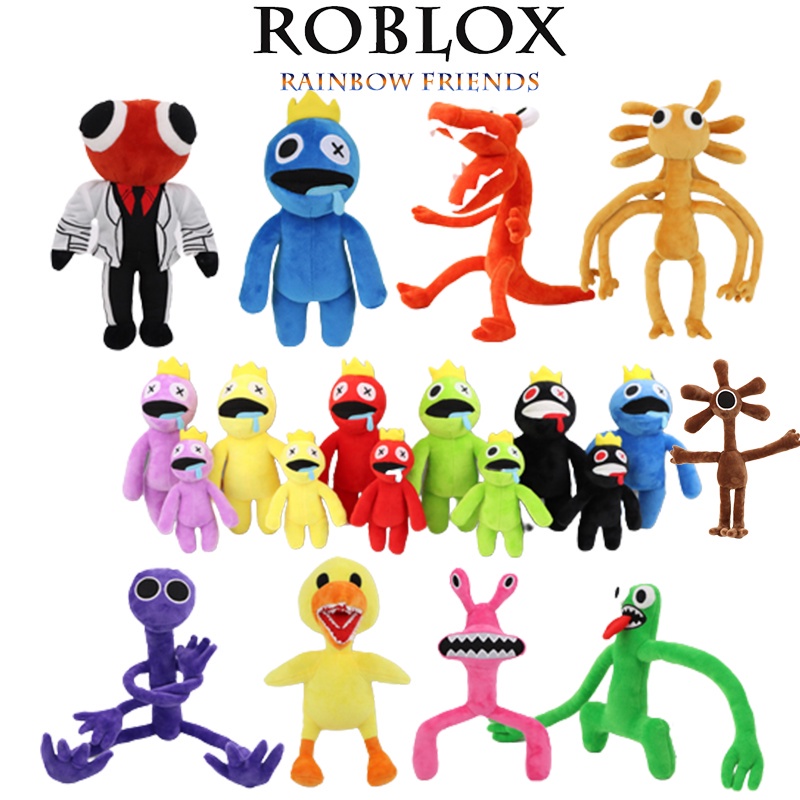 Roblox Rainbow Friends Blue Plush Toy Purple Stuffed Doll Kid Gift Birthday Xmas