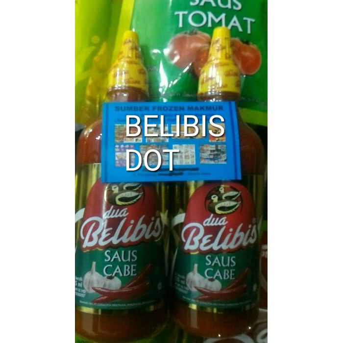 

sambal dot premium 535 ml belibis saus sambel