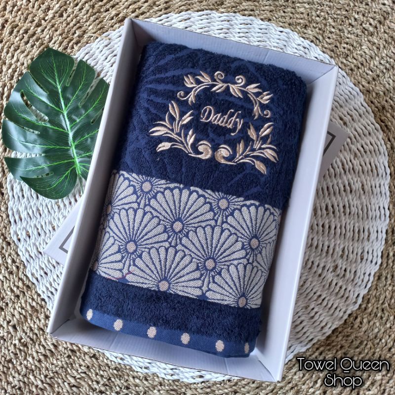 Handuk Mandi Single New Sunny (Free Bordir + Box) -Towel Queen Shop