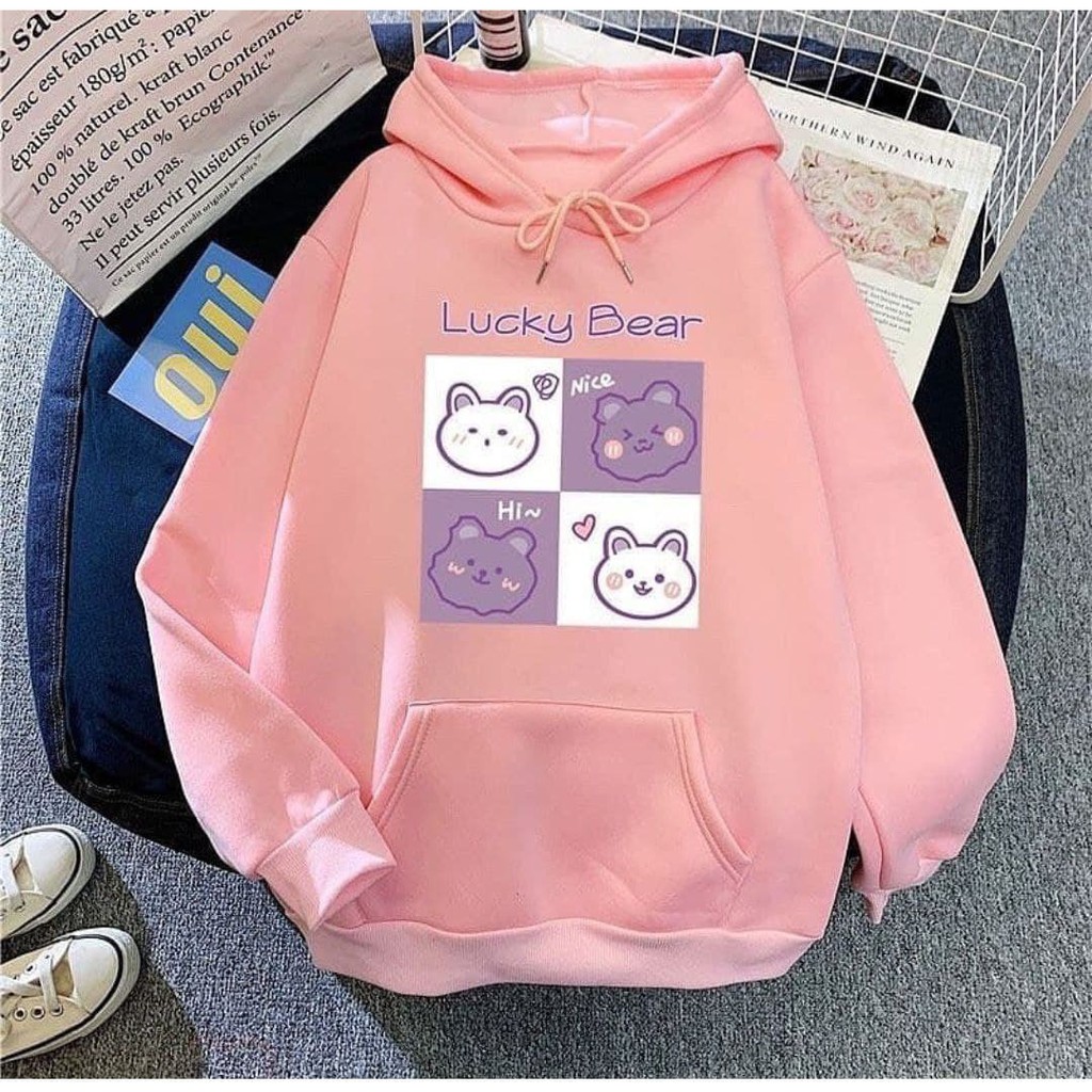 JNY.Co Sweater Hoodie LUCKY BEAR