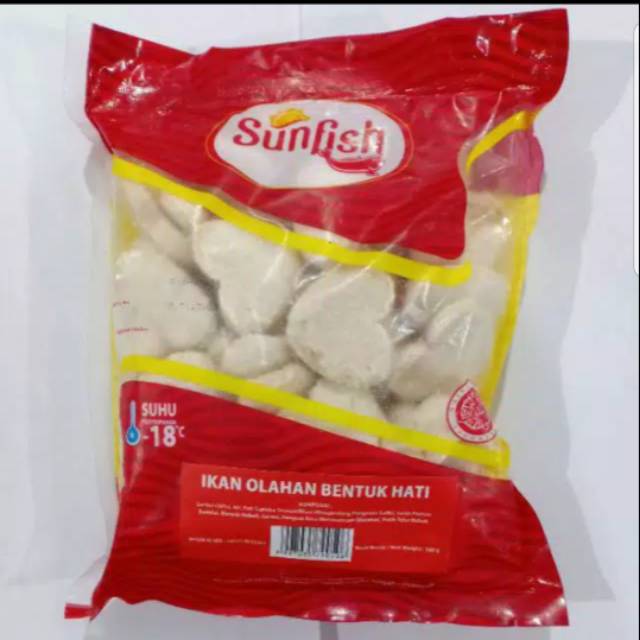 

Sunfish kue ikan bentuk hati 500gr