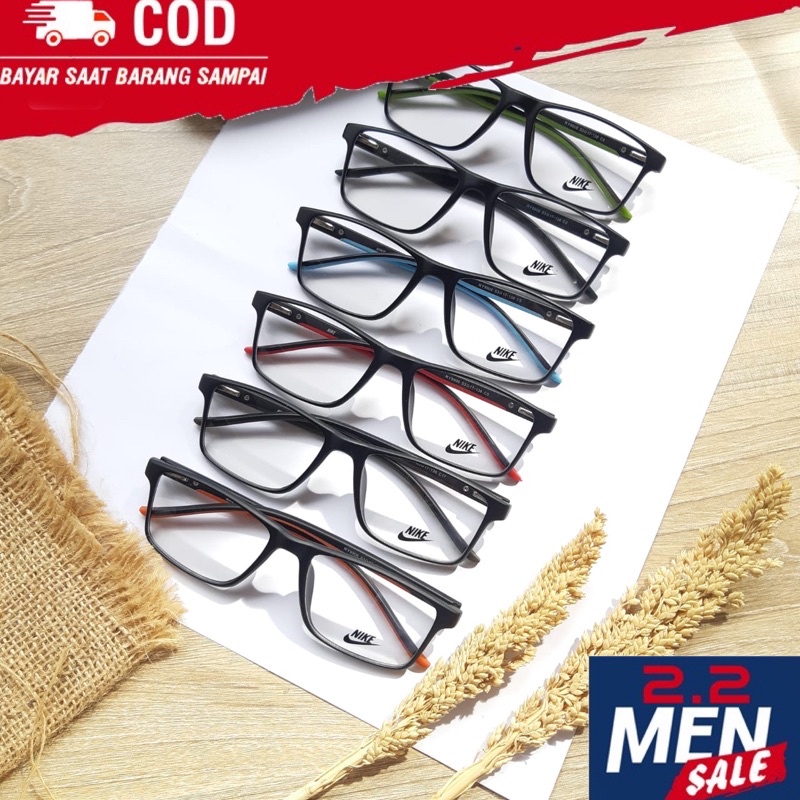 Frame Kacamata Sporty NIKE 9906  Kotak / Vintage