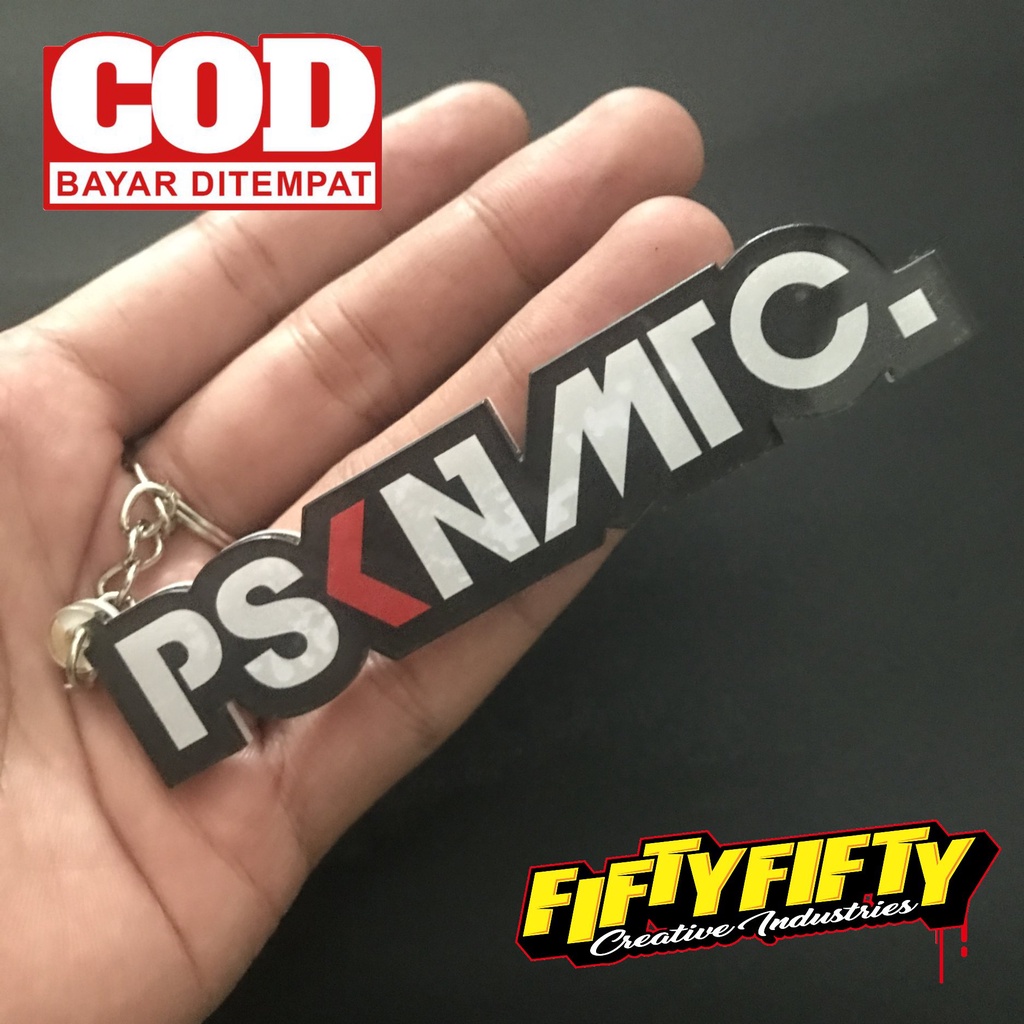 Gantungan kunci Motor Mobil Akrilik PSKNMTC PASUKAN MATIC Tebal 4mm Gantungan Kunci Acrylic Racing Brand Distro