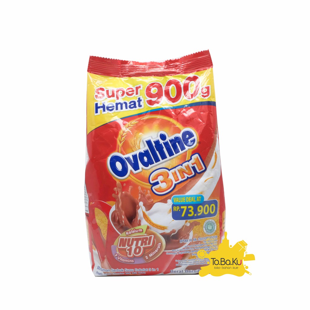 

Ovaltine 3in1 900gr (Kemasan Pabrik)