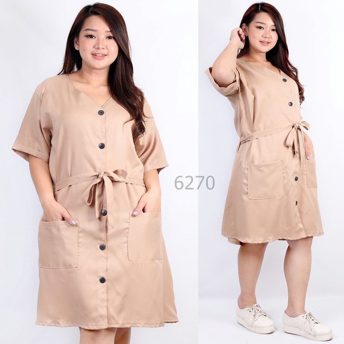 LD 120 Dress Jumbo Wanita