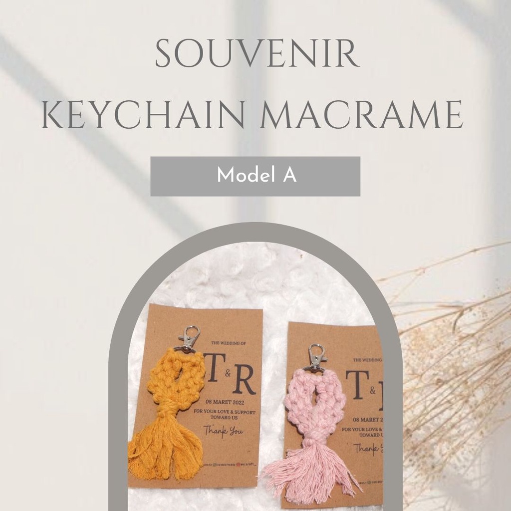 Souvenir Keychain Macrame