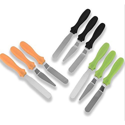 [BISA COD] PROMO Pisau Set Isi 3 Pcs Berbagai Model Stainless Murah Terjangkau Knife Set Spatula Kue Polesan Sodet Kue Alat Baking Pisau Dapur Pisau Roti Pisau Kue Serokan Sodokan Berkualitas