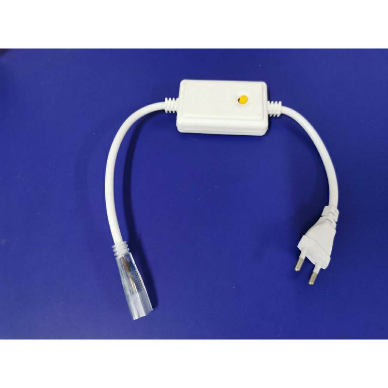 SOKET COLOKAN STRIPS LAMPU 5050 220V ADAPTOR LAMPU STRIP SELANG KOTAK