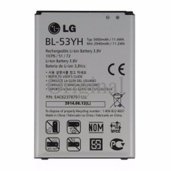 Baterai LG G3/G3 Stylush Original 100% / Baterai Batre Battery LG G3/G3 Stylush Original BL-53YH