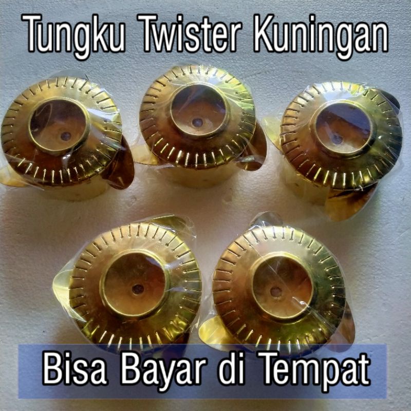 Tungku Mesin Harum Manis Model Twister Bahan Kuningan / Tungku Mesin Harum Manis Keluar ke atas