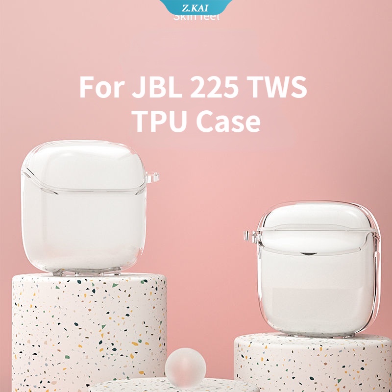 Jbl Tune 225 Tws / 220 Tws / 220 Case TPU Transparan Cover Kotak Charger Headphone Wireless Bluetooth