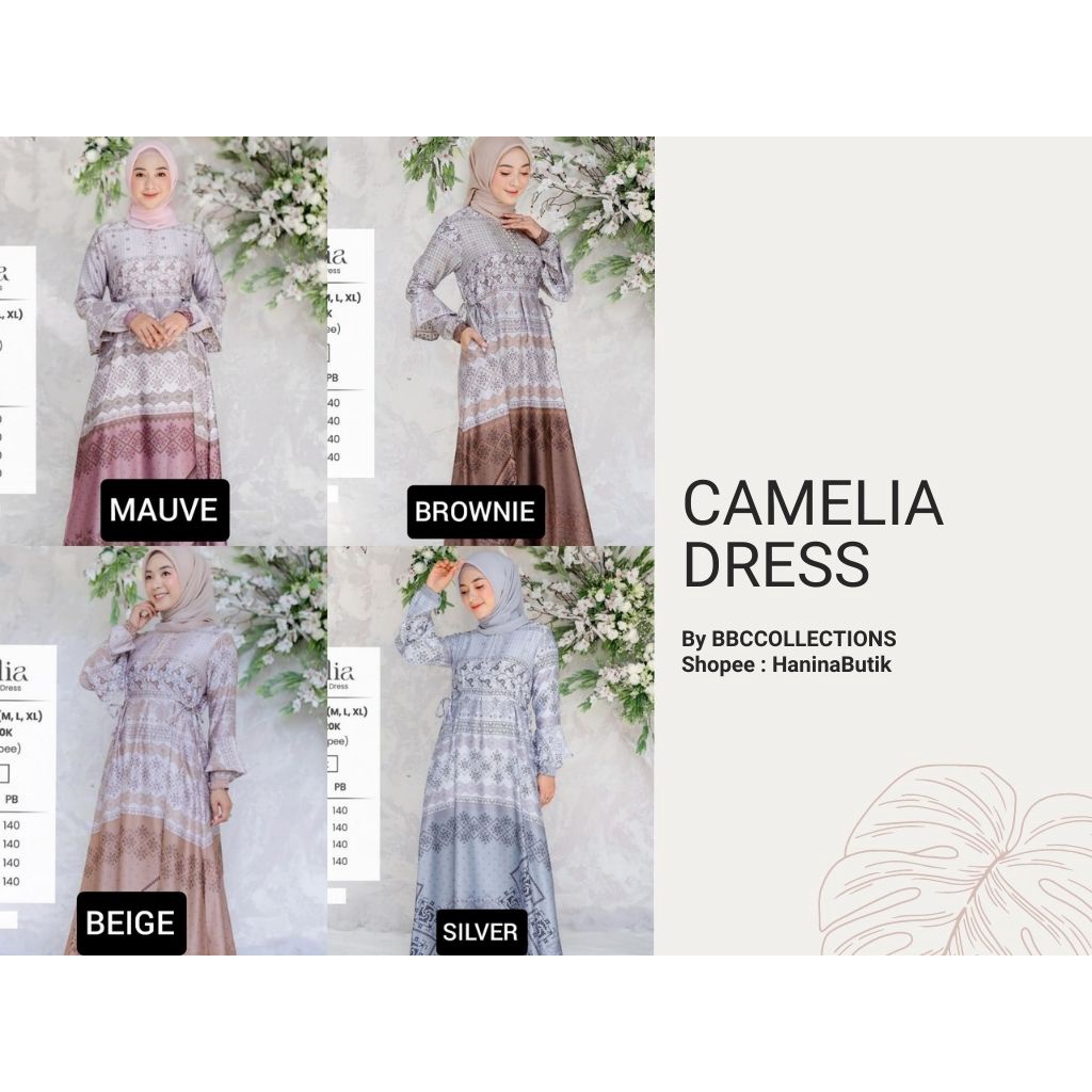 CAMELIA DRESS PAYET by BBCCOLLECTIONS | BBC