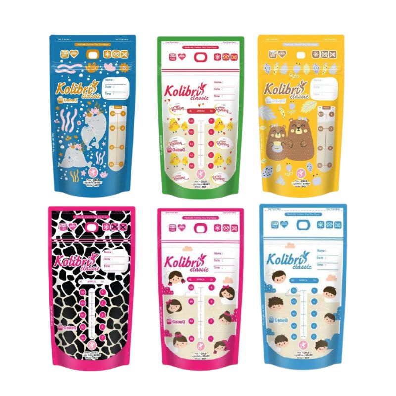 Kantong Asi Gabag Kolibri Breast Milk Storage Bag 120 ml