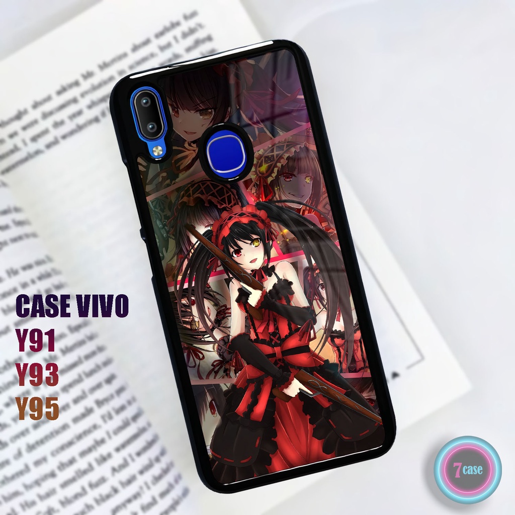 [RN43] Case Glossy Kilau Vivo Y91 Y93 Y95 | Casing Hp Motif Anime Girl Tokisaki Kurumi Date A Live