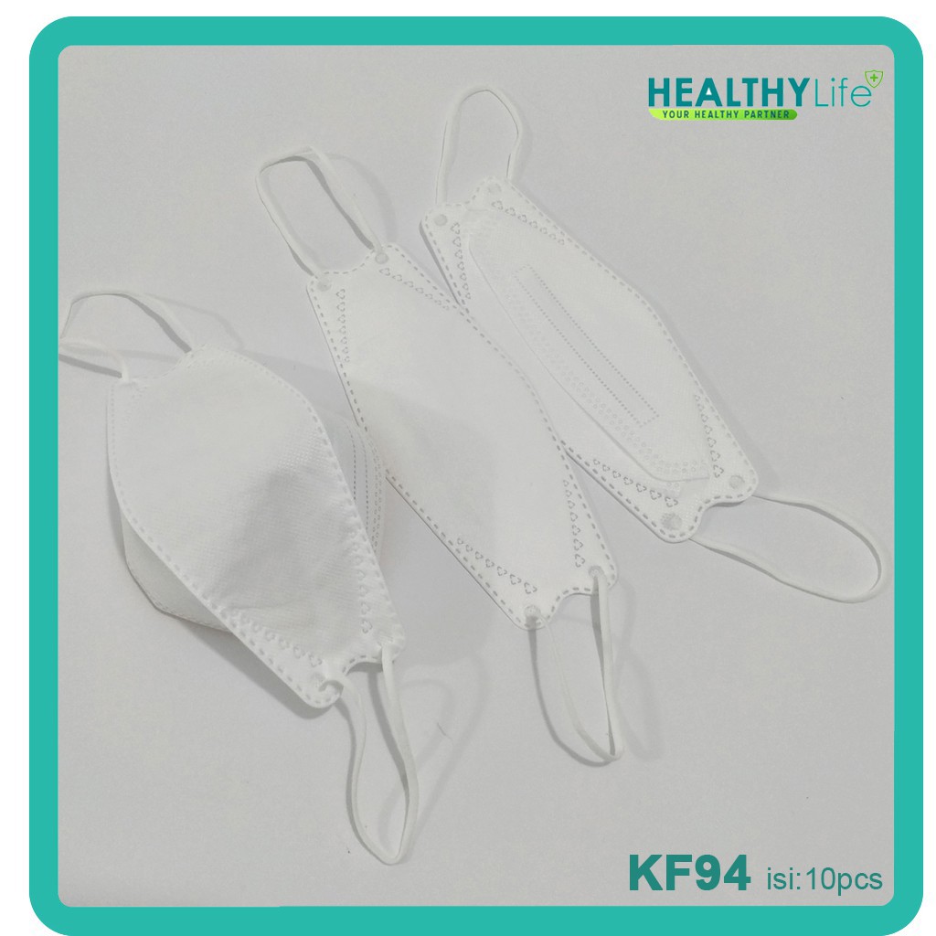 Healthylife Masker KF94 isi 10pcs/box Masker Korea 3D model Evo Plusmed Masker Duckbill Masker KF 94