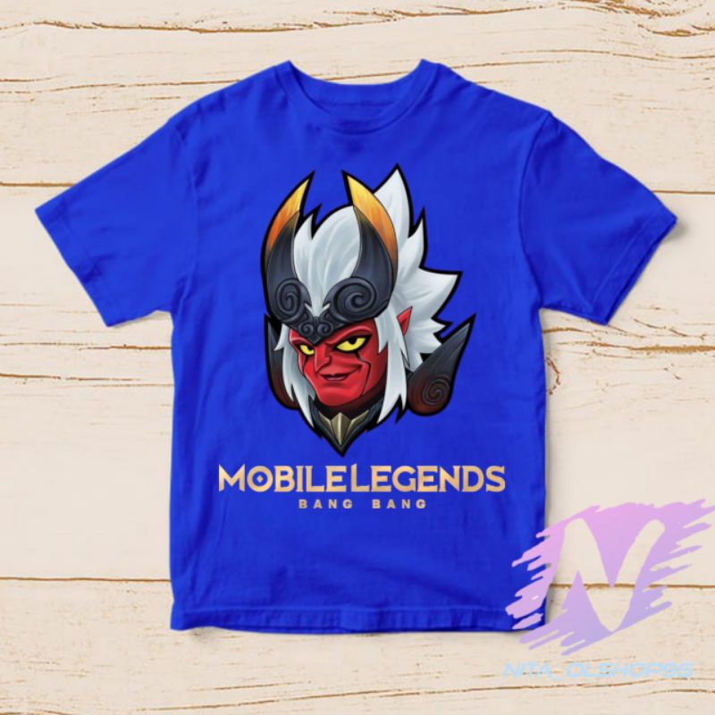 kaos anak baju anak mobile legends hero khufra skin legend