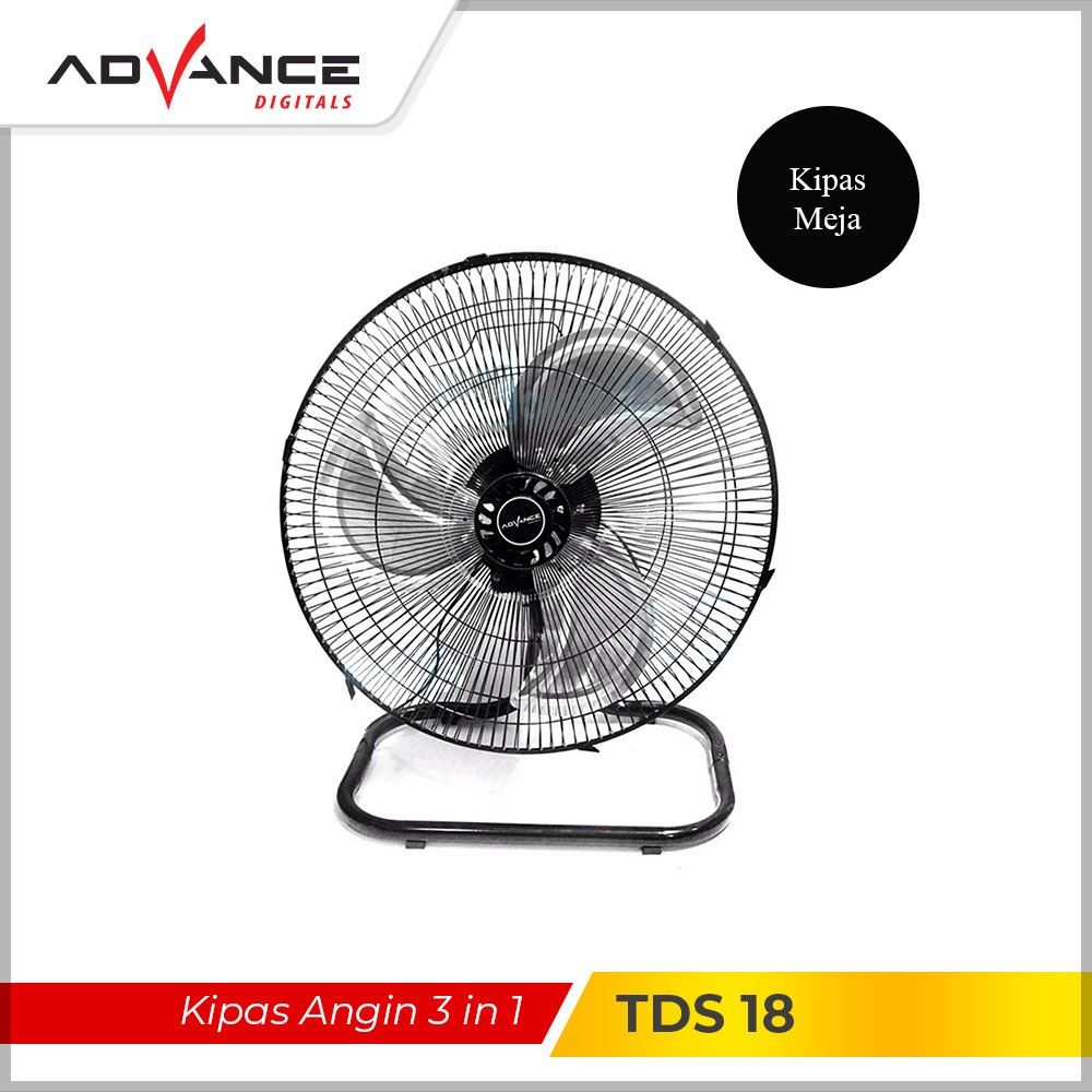 Kipas Angin ADVANCE TDS-18 18inch Fan Multifungsi 3in1 | Garansi Resmi Advance 1 Tahun