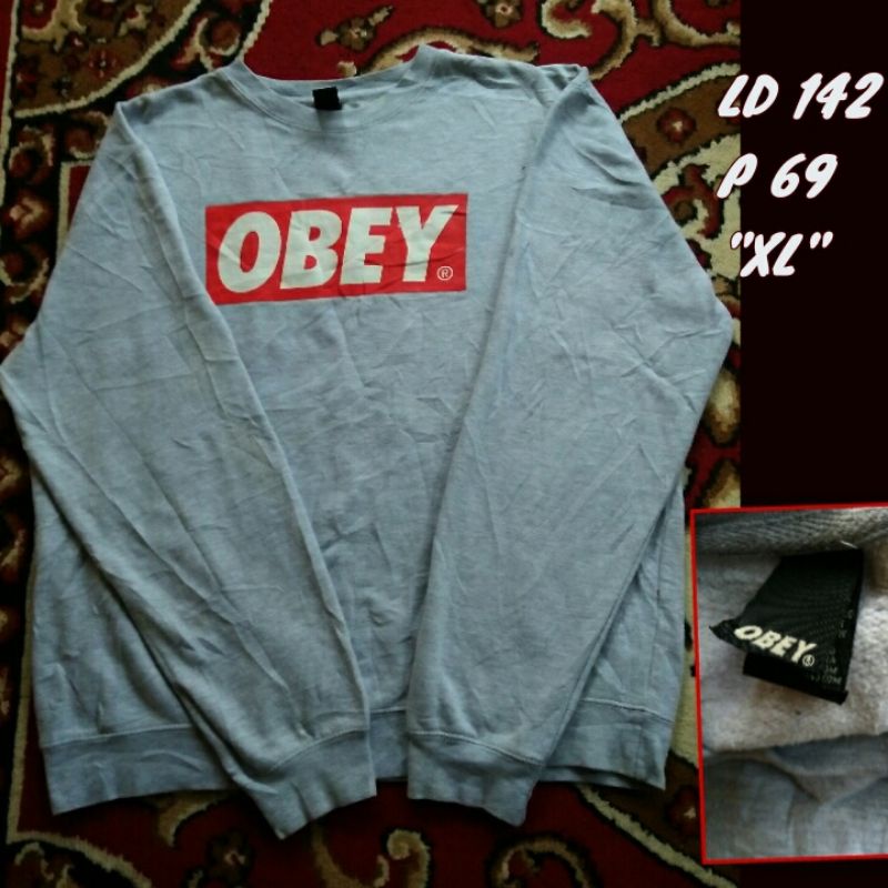 crewneck OBEY original second size XL