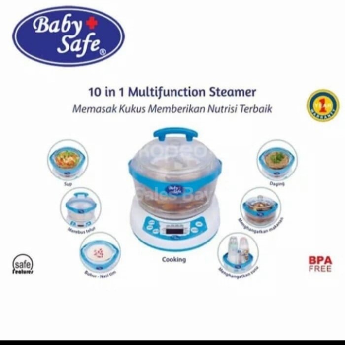 Produk Terbaru Baby Safe Multifunction Steamer 10 In 1 - Steam Cooking Lb 005