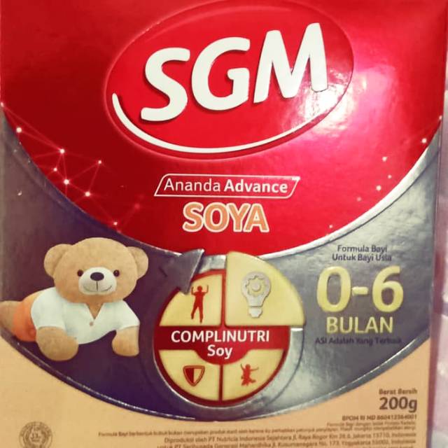 SUSU SGM SOYA 0-6