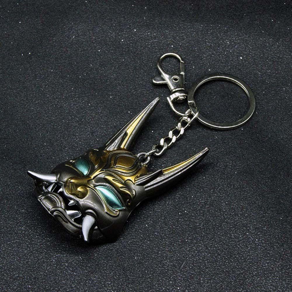 【 ELEGANT 】 Genshin Impact Gantungan Kunci Wanita Kreatif Anime Game Genshin Punk Metal Metal Key Chains