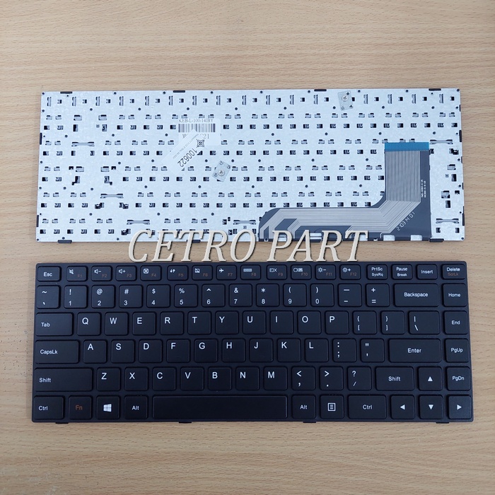 Keyboard Laptop Lenovo IdeaPad 100-14IBY - HITAM BERGARANSI