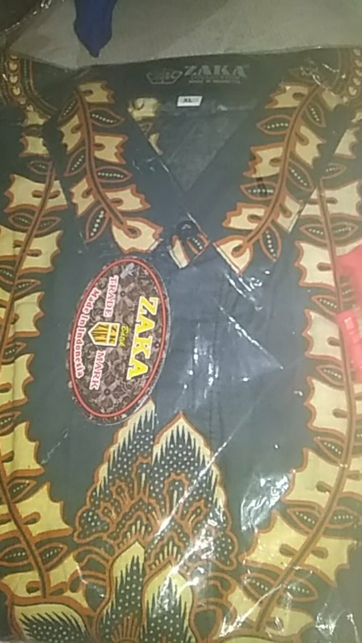 Size M L Xl Xxl  Bswart Batik Hrb026 Kenongo Hem Panjang Padi