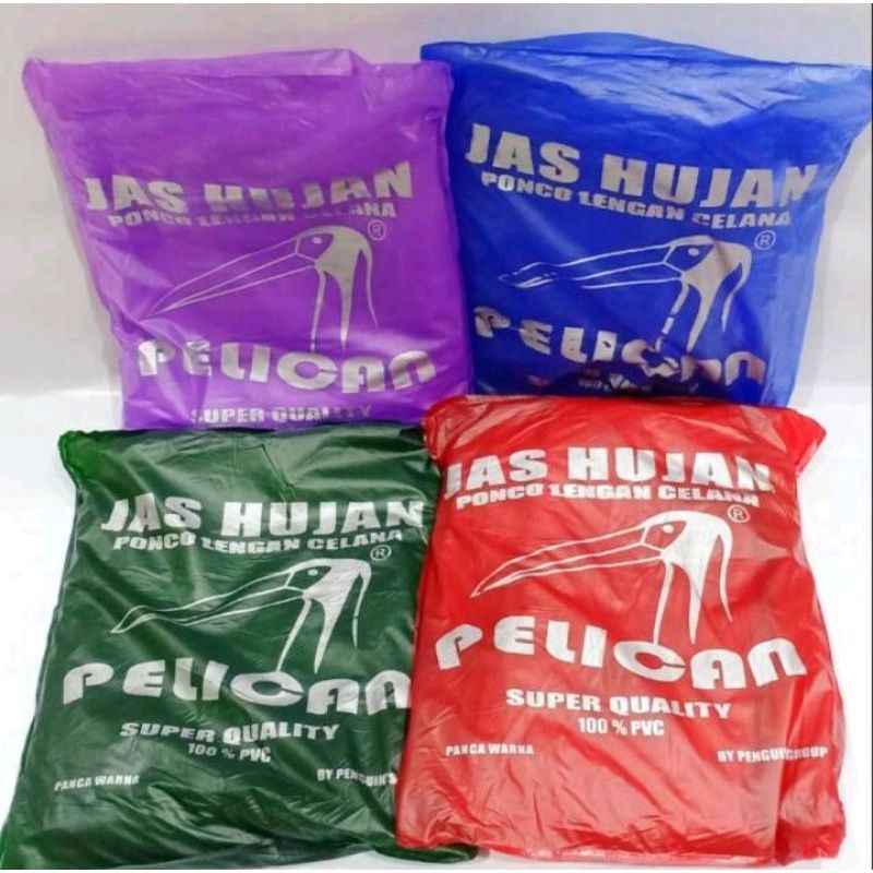 Jas Hujan Pelican Penguin's Ponco lengan + celana