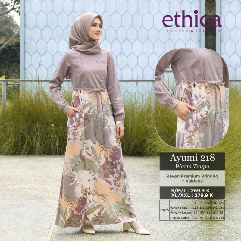 Gamis Cewek Ethica / Ayumi 218