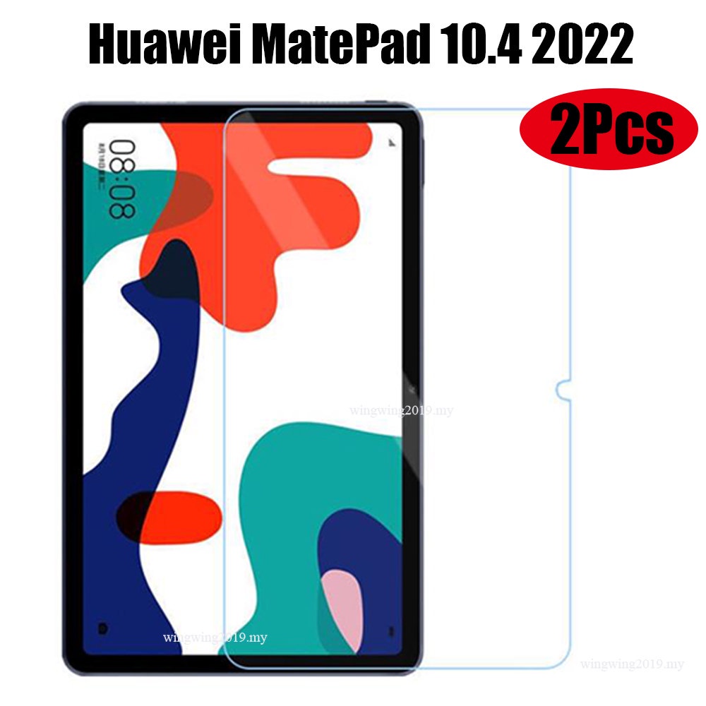 2pcs Pelindung Layar Tempered Glass Transparan Anti Gores Untuk Tablet Huawei MatePad 10.4 LTE / WIFI 2020 2022 5G BAH3-W09 AL00 L09