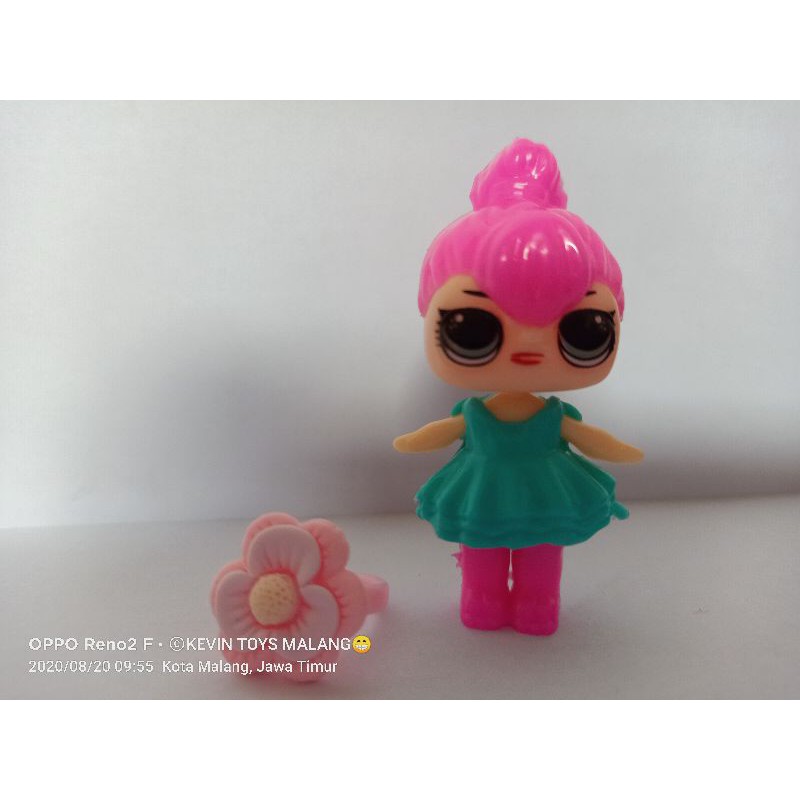 MD 3711 BONEKA LOL MINI PLUS CINCIN / mainan anak edukasi boneka LOL mini bonus cicin bunga