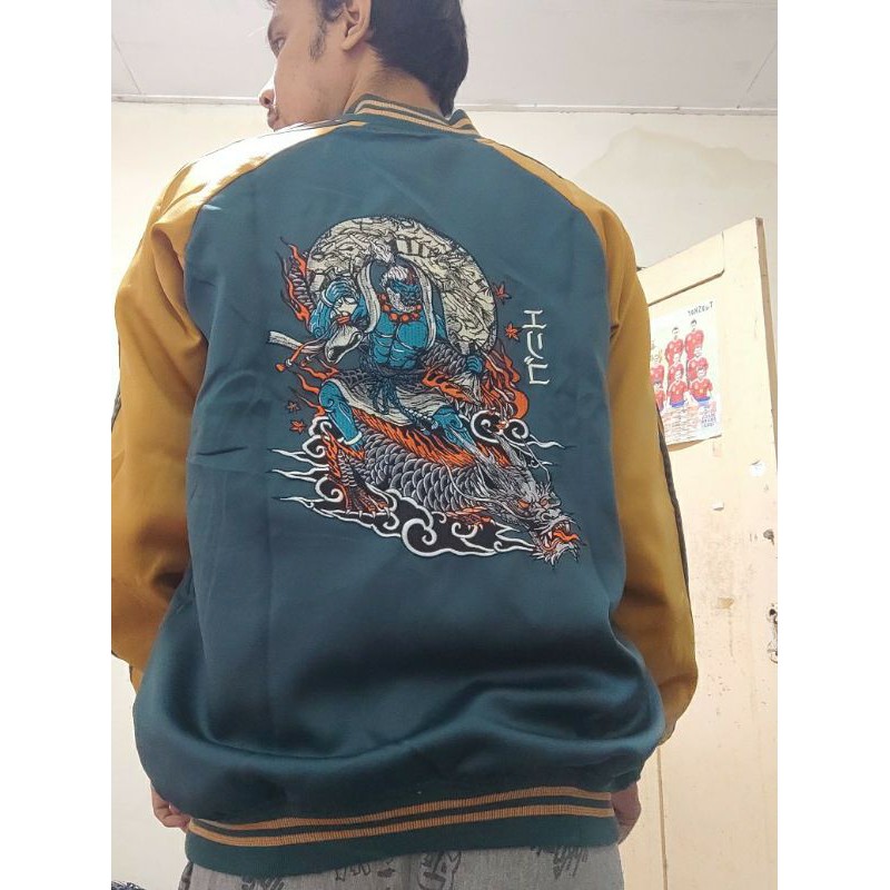 Memphis Origins Erigo Sukajan Jaket Gundam Barbatos