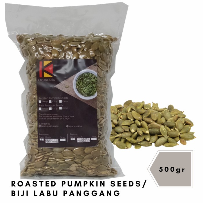 

NEW PRODUCT Pumpkin Seed Roasted - Biji Labu Panggang 500gr AR150