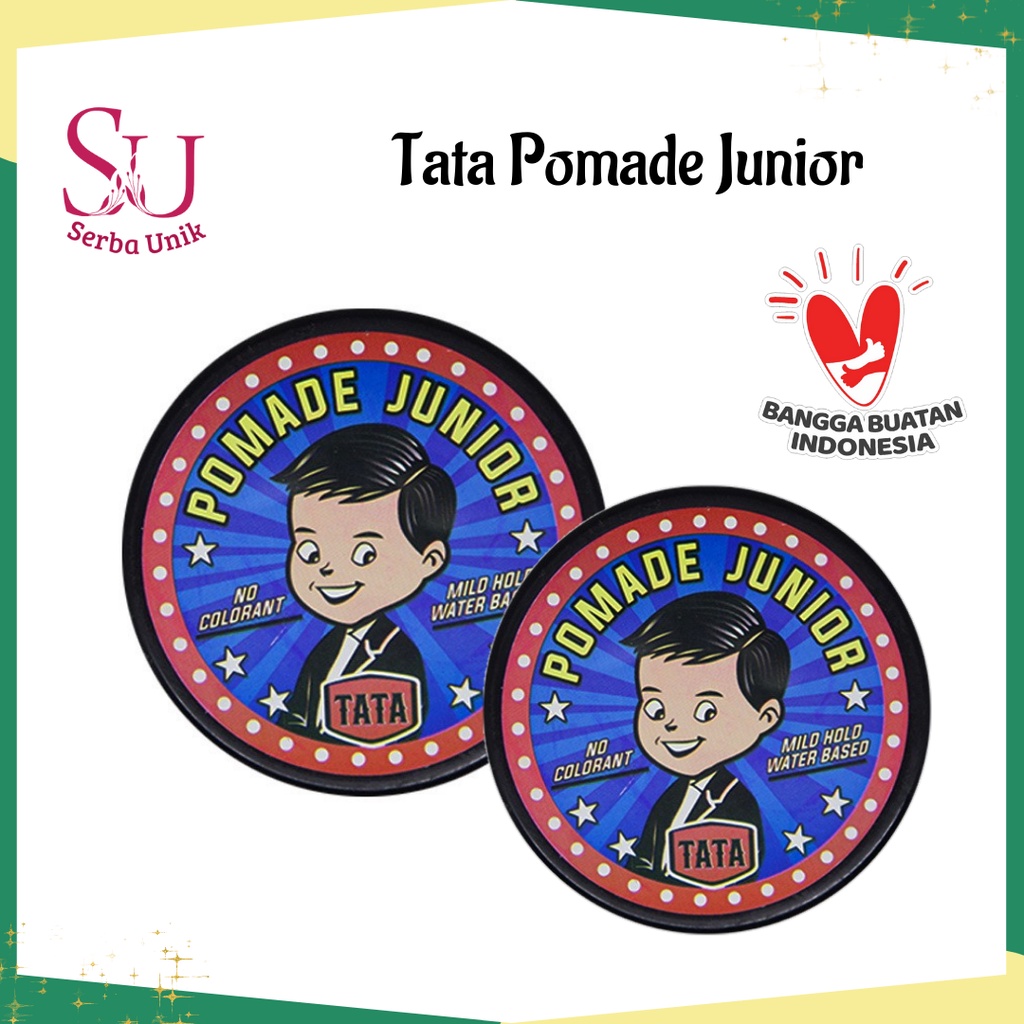 TATA POMADE JUNIOR NO COLORANT MILD HOLD WATER BASED 75gr