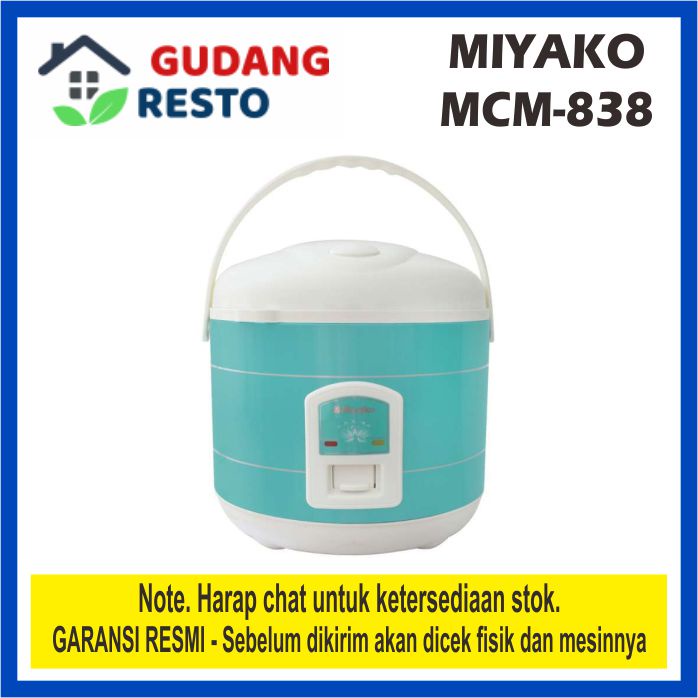 MIYAKO MCM 838 MAGIC COM JUMBO 2.2 L RICE COOKER BESAR 2.2L 3in1 BIG CAPACITY MCM838 MCM-838