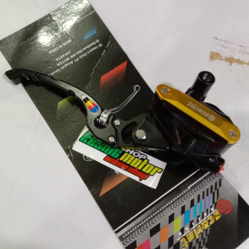 Master Rem Scarlet Kanan Tabung Oval Hitam Gold