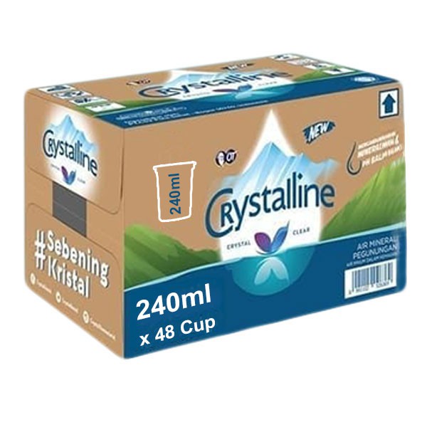 Jual Crystalline Air Mineral 220 Ml Karton Shopee Indonesia 4861