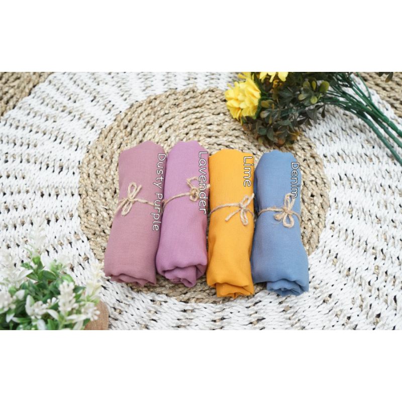 POLYCOTTON SQUARE PREMIUM // BELLA SQUARE PREMIUM PART 1 || EXCLUSIVE HIJAB-3