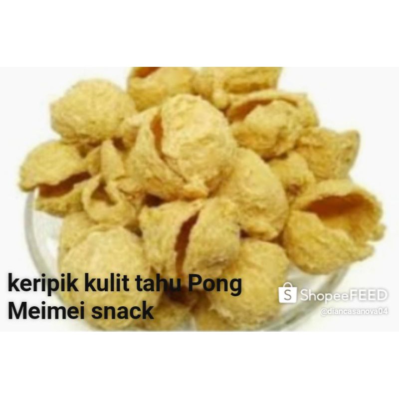 

keripik kulit tahu Pong