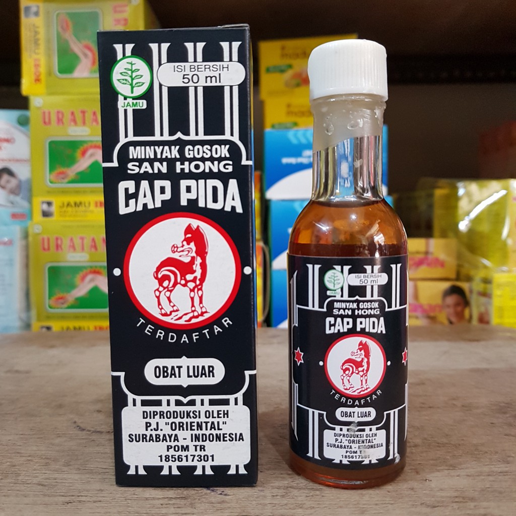 Minyak Gosok San Hong Cap Pida 50ml