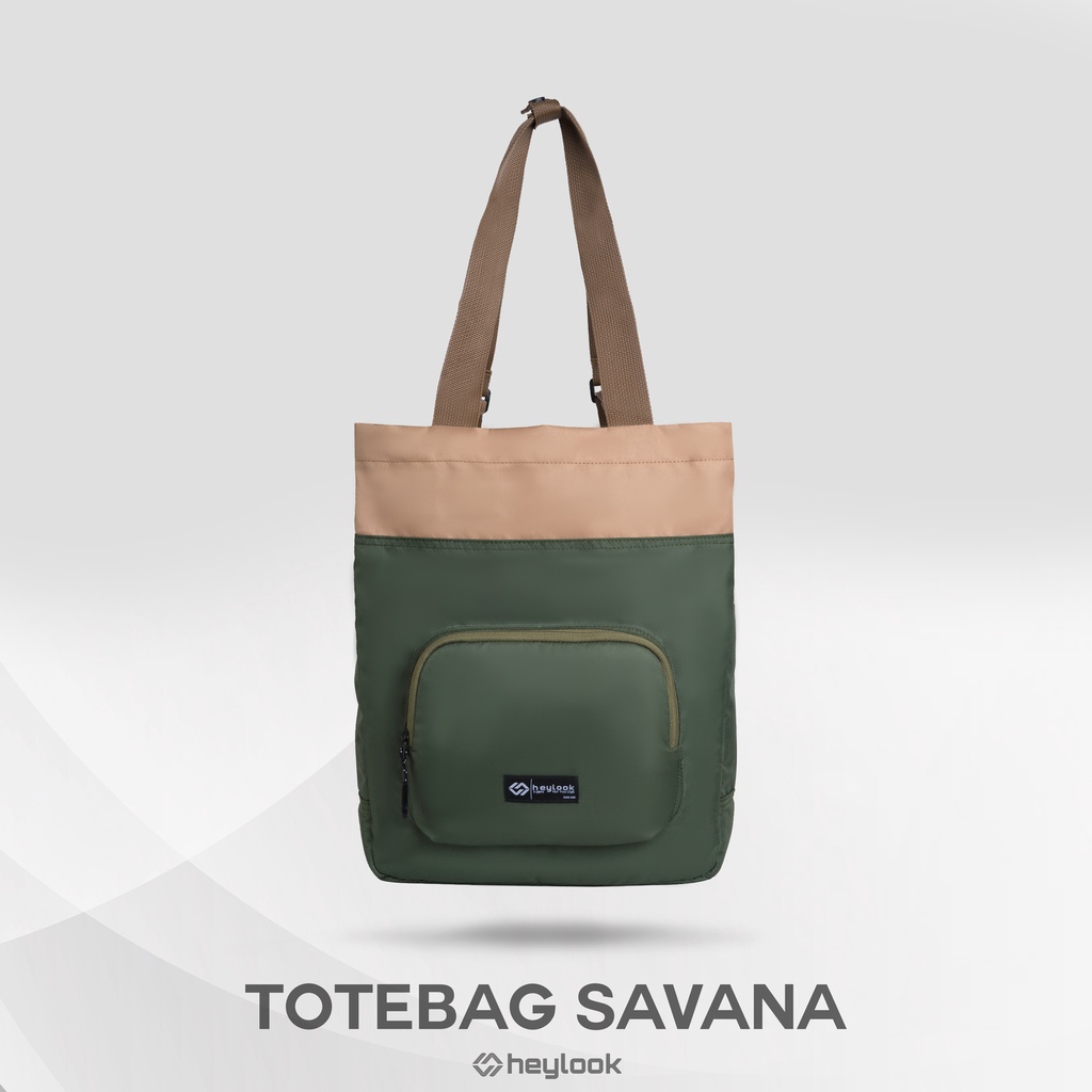 HEYLOOK Project - Tote Bag SAVANA Tas Ransel Laptop Multyfungsi Tas Leptop 14-15inch Backpack Pria Wanita Tas Sekolah Tas Kuliah Perempuan Tas Punggung Cowok Terbaru