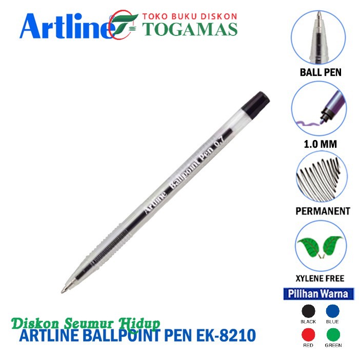 

ARTLINE BALLPOINT PEN EK-8210 1.0MM