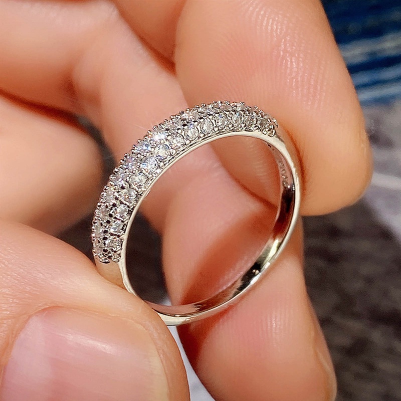 Perhiasan Cincin Jari Wanita Model Simple Serbaguna Untuk Aksesoris Pesta