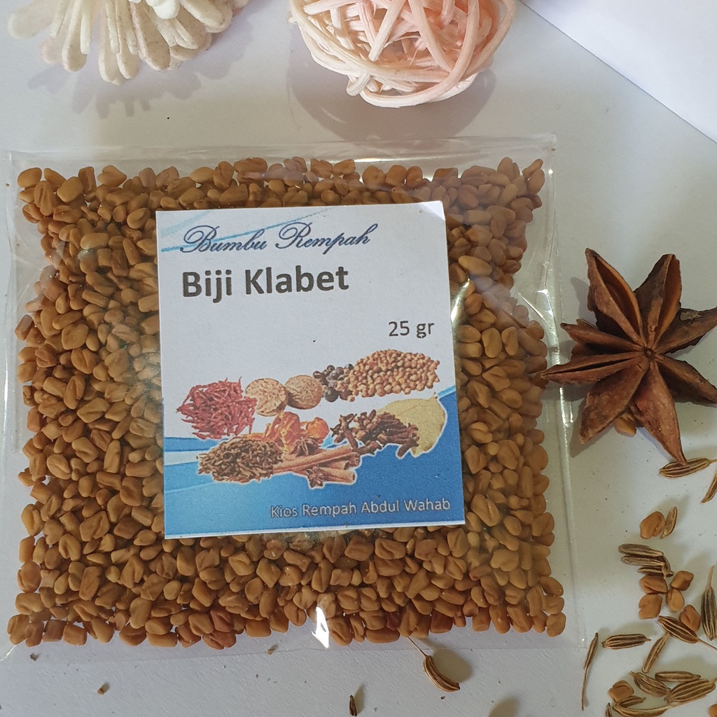 

Biji Klabet 25 gram, bumbu rempah wahab