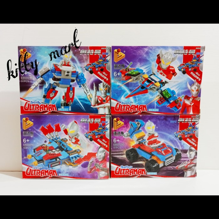 READY Brick Lego Ultraman Set Isi 4 Box Sesuai Foto MURAH
