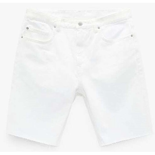 ZARA Short Celana Pendek Pria Jeans Putih - Original