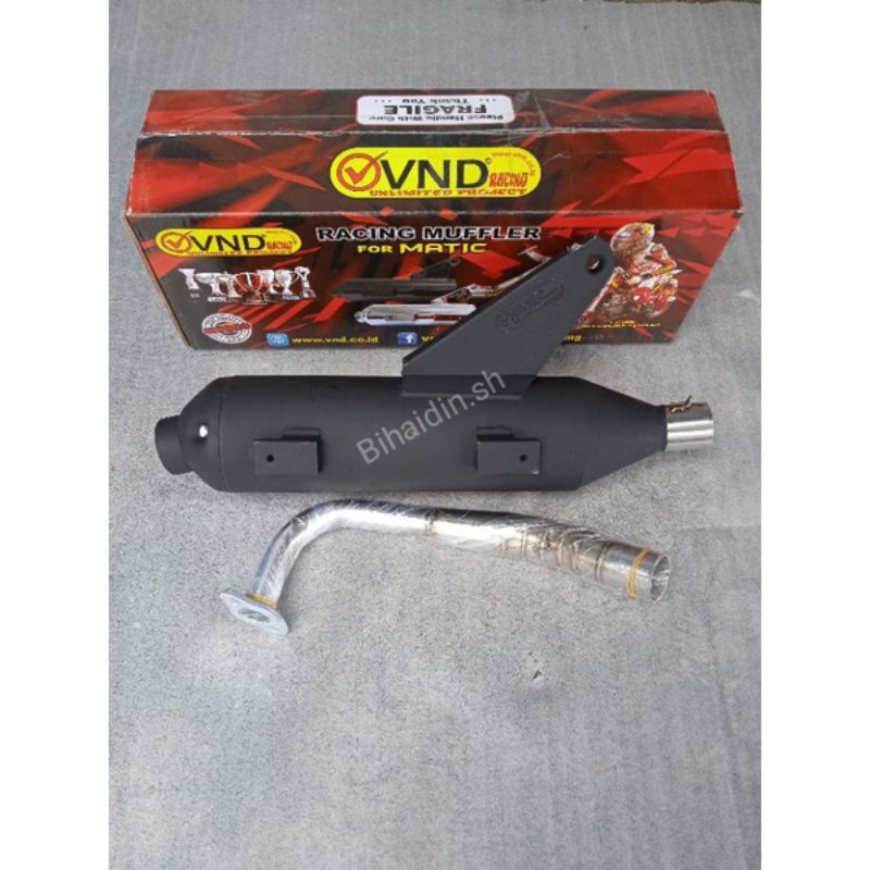 knalpot vnd tsukigi non embos yamaha xeon rc 125, xeon gt 125
