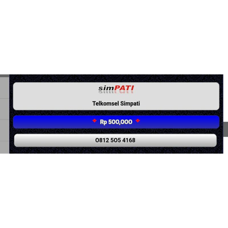 NOMOR CANTIK SIMPATI 11 DIGIT 0812 5054 168